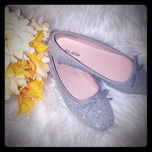 ALDO - Gerrallan Ballerina Girl's Sparkly Silver